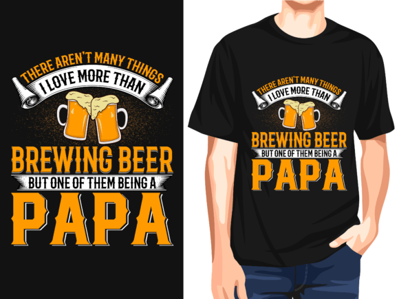 Being a Papa Vector: The Ultimate Design for Beer-Loving Dads