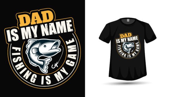 Celebrate Dad's Hobby: The Perfect Fishing Father's Day Design