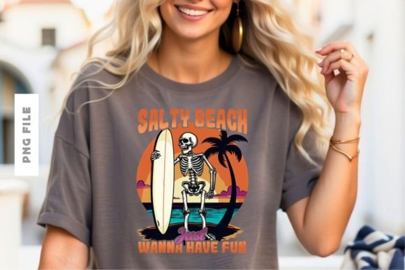 Embrace the Coast: Salty Beach Just Wanna Have Fun Design