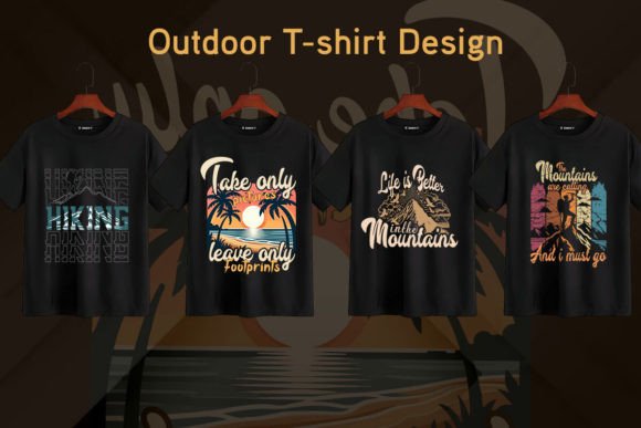 Embrace the Outdoors: A Vibrant T-Shirt Design Bundle
