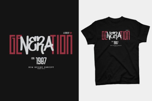 Leader Generation T-Shirt Design: Creative Illustrations for Merch